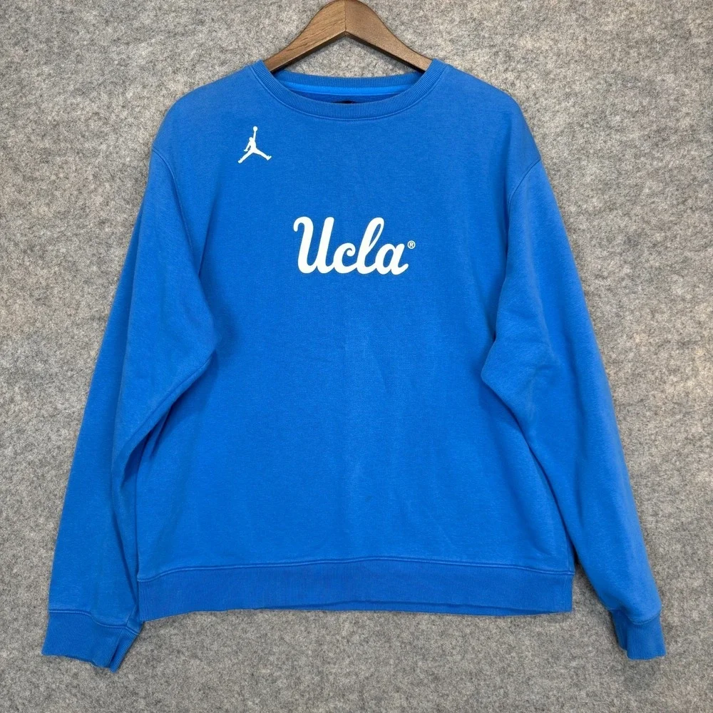 Jordan Brand UCLA Bruins Sweatshirt Mens Large College Fleece Logo Team